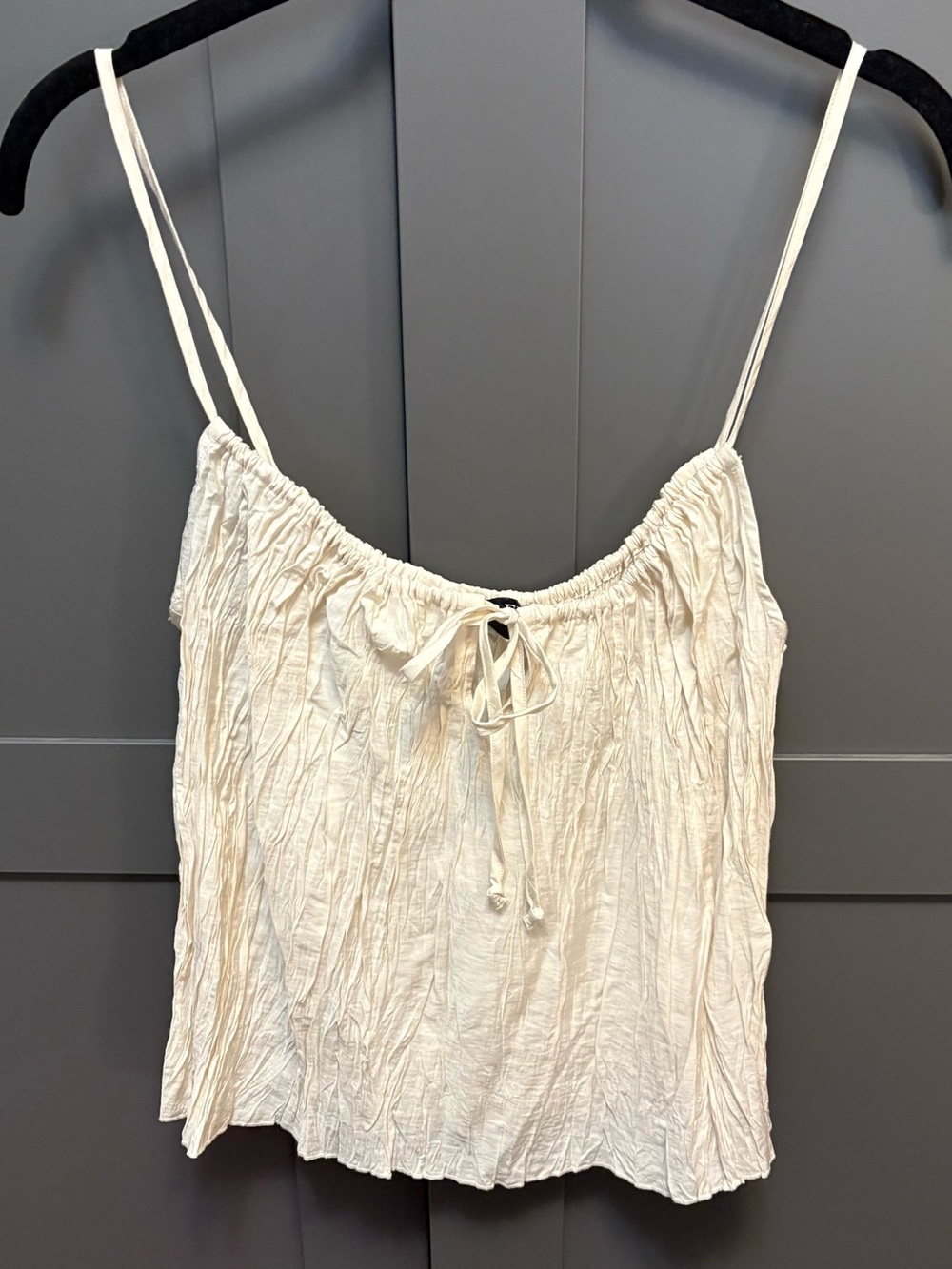 J. CREW Crinkled Crop Tank Top - Picture 3 of 5